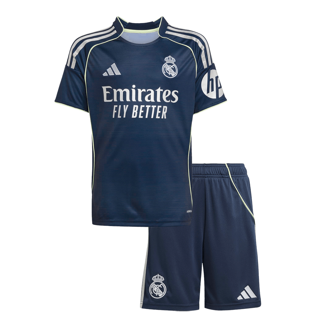 Miniconjunto Real Madrid 2025/26 Segunda Equipación