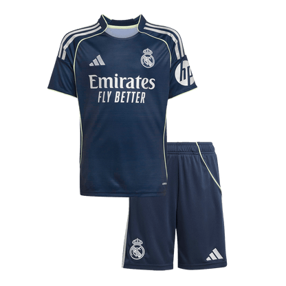 Miniconjunto Real Madrid 2025/26 Segunda Equipación