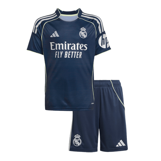 Miniconjunto Real Madrid 2025/26 Segunda Equipación