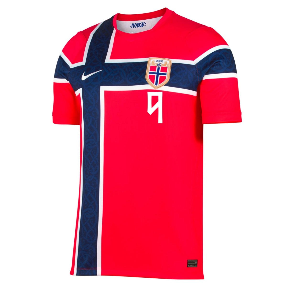Camiseta Braut Haaland #9 Noruega 2026 Primera Equipación Copa del Mundo - Versión Hincha