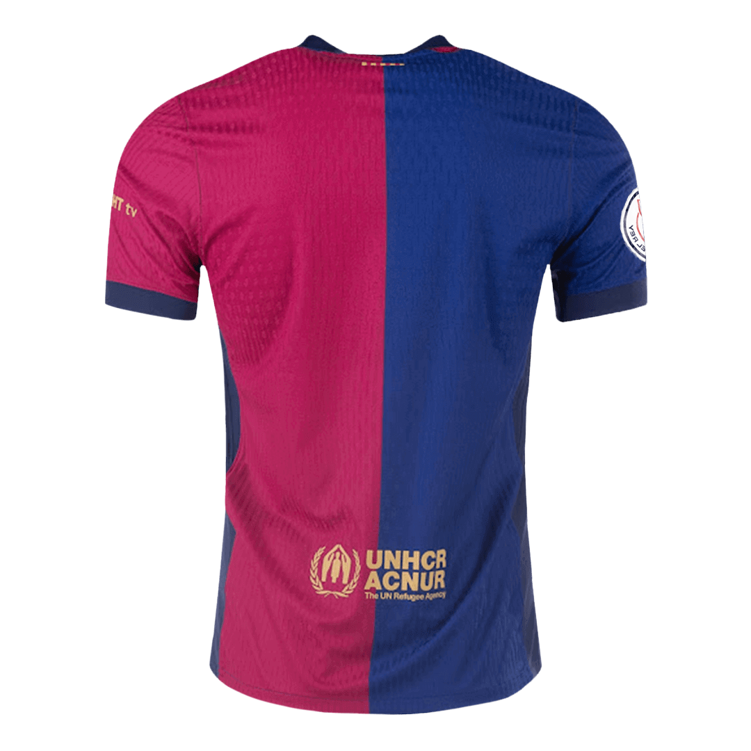 Camiseta Barcelona Copa del Rey Final 2024/25 Home Local Hombre - Versión Jugador