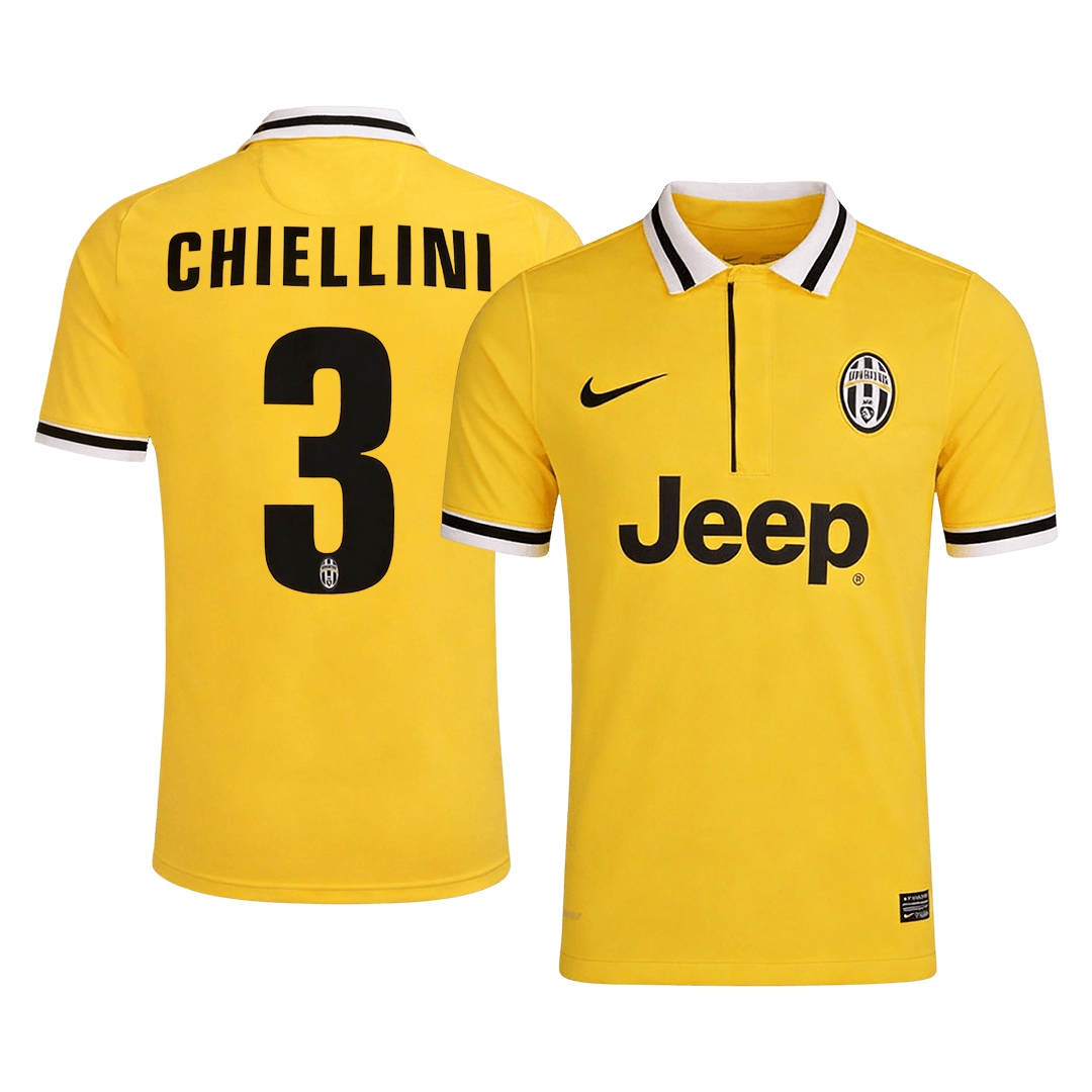 Retro 2013/14 Chiellini #3 Juventus Segunda Equipación