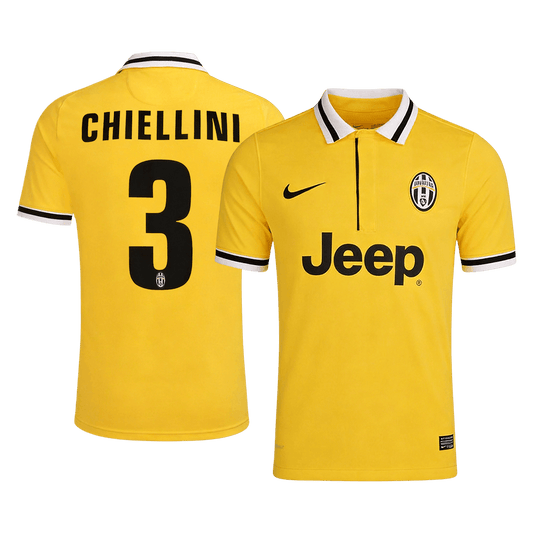 Retro 2013/14 Chiellini #3 Juventus Segunda Equipación