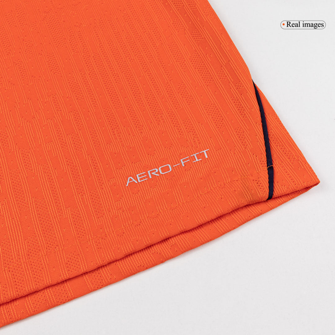 Camiseta Auténtica VIRGIL #4 Netherlands 2026 Primera Equipación Copa del Mundo -Versión Jugador