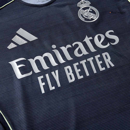 Camiseta Auténtica MBAPPÉ #9 Real Madrid 2025/26 Segunda Equipación-Versión Jugador