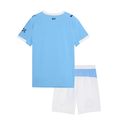 Miniconjunto Manchester City 2025/26 Local Niño (Camiseta + Pantalón Corto)