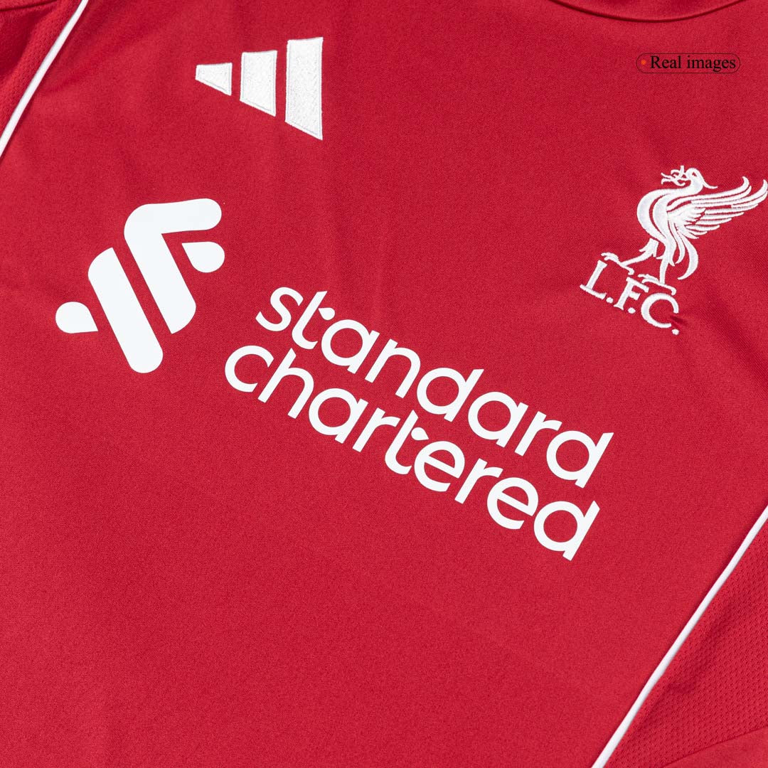 Camiseta SZOBOSZLAI #8 Liverpool 2025/26 Primera Equipación - Versión Hincha