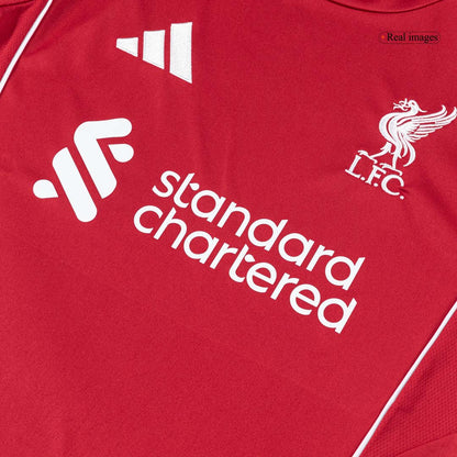 Camiseta SZOBOSZLAI #8 Liverpool 2025/26 Primera Equipación - Versión Hincha