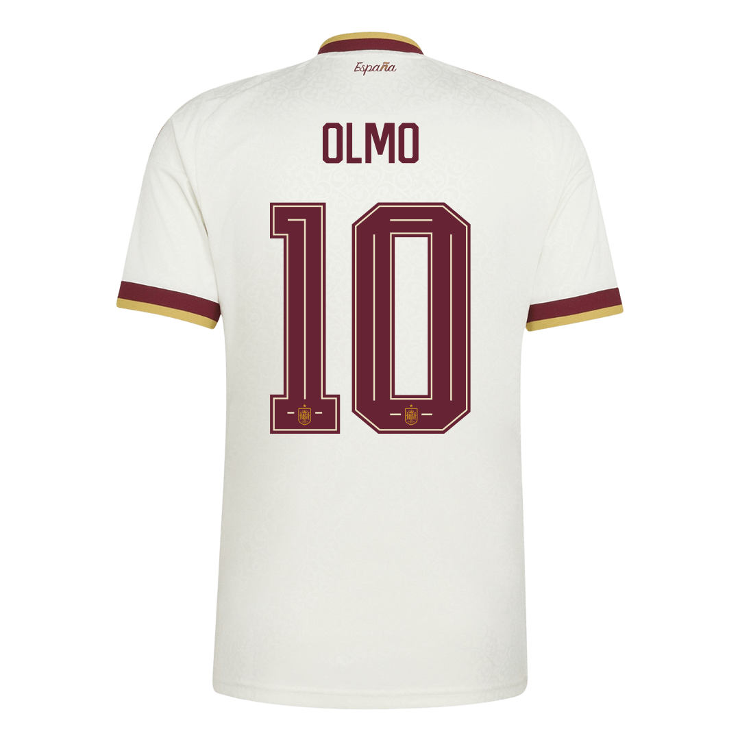Camiseta OLMO #10 Spain 2026 Segunda Equipación Copa del Mundo - Versión Hincha