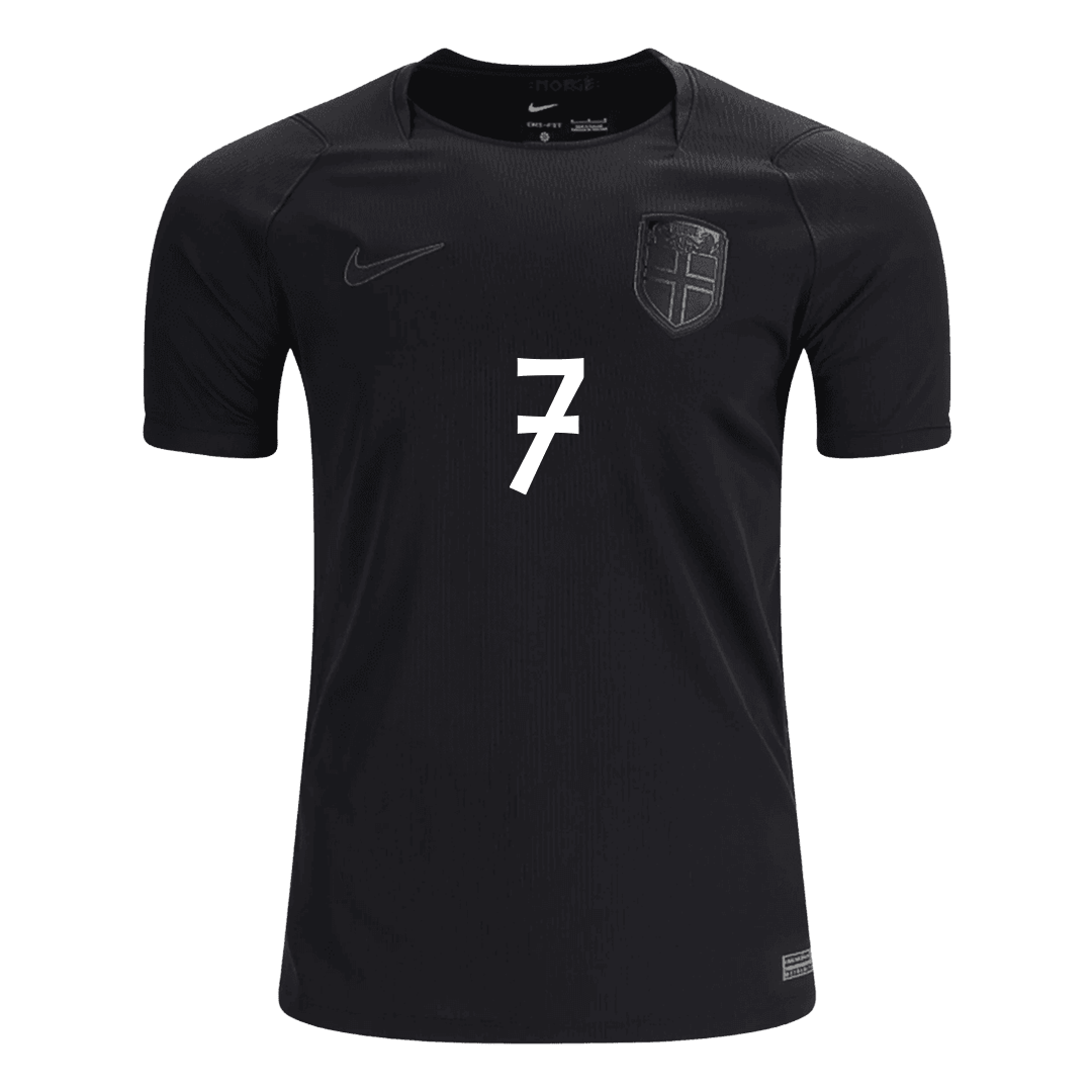 Camiseta SØRLOTH #7 Norway 2026 Segunda Equipación Copa del Mundo - Versión Hincha