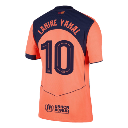 UCL Camiseta Auténtica LAMINE YAMAL #10 Barcelona 2025/26 Tercera Equipación -Versión Jugador
