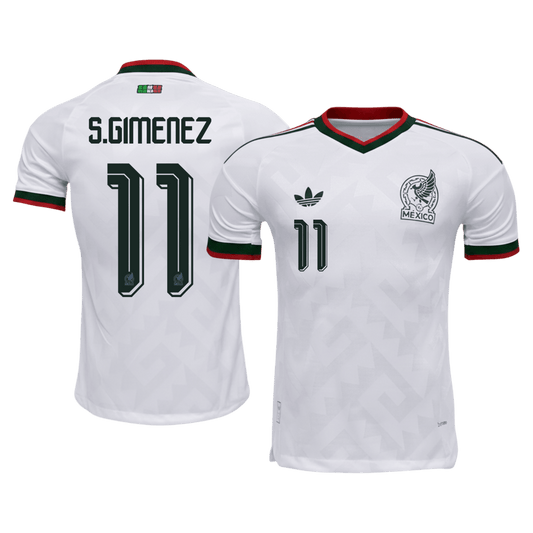 Camiseta Auténtica S. Giménez #11 México 2026 Segunda Equipación Copa del Mundo - Versión Jugador