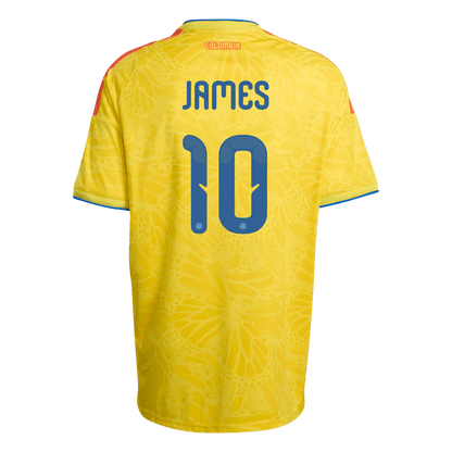 Camiseta James #10 Colombia 2026 Primera Equipación Copa del Mundo - Versión Hincha