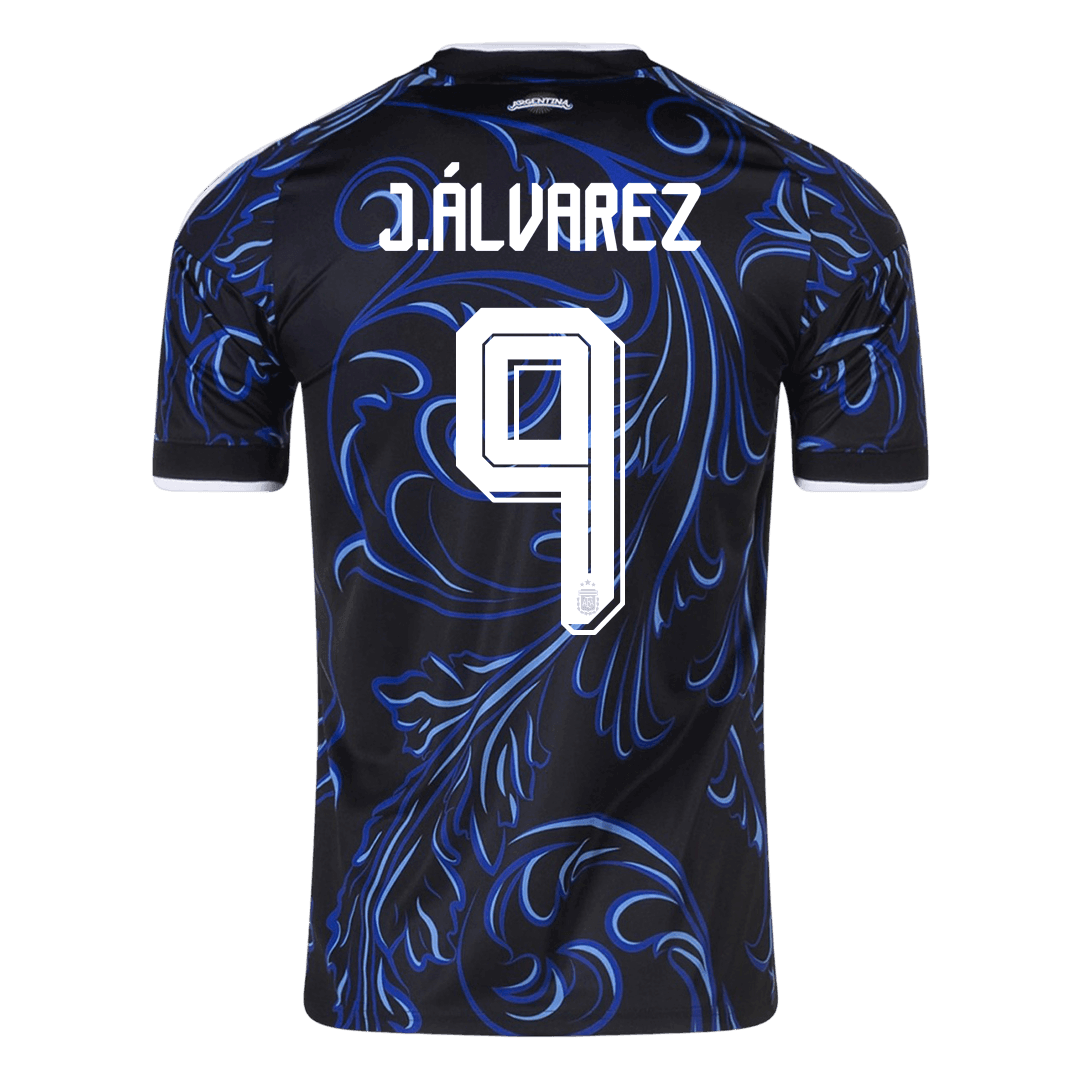 Camiseta J. ÁLVAREZ #9 Argentina 2026 Segunda Equipación Copa del Mundo - Versión Hincha
