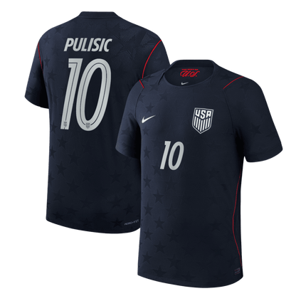 Camiseta Auténtica Pulisic #10 Estados Unidos 2026 Segunda Equipación Copa del Mundo - Versión Jugador