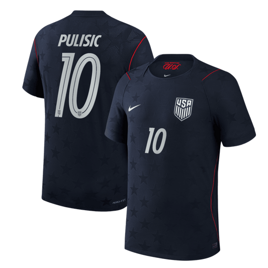 Camiseta Auténtica Pulisic #10 Estados Unidos 2026 Segunda Equipación Copa del Mundo - Versión Jugador