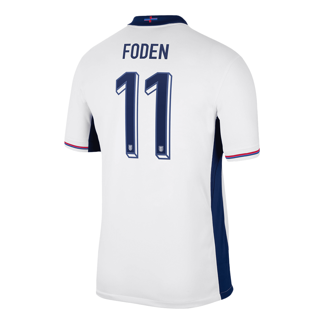 Camiseta FODEN #11 Inglaterra Euro 2024 Primera Equipación Local Hombre-Versión Hincha