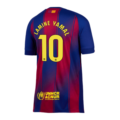 Camiseta LAMINE YAMAL #10 Barcelona 2025/26 Primera Equipación-Versión Hincha