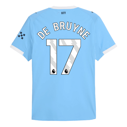 Camiseta DE BRUYNE #17 Manchester City 2025/26 Primera Equipación - Versión Jugador