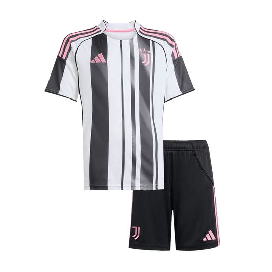 Miniconjunto Juventus 2025/26 Primera Equipación Niño Camiseta+Pantalón Corto