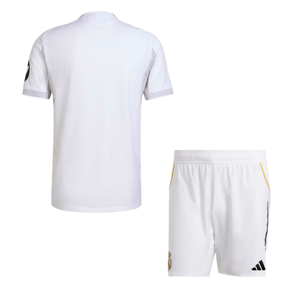 Conjunto Auténtico Real Madrid 2025/26 Primera Equipación (Camiseta + Pantalón Corto)