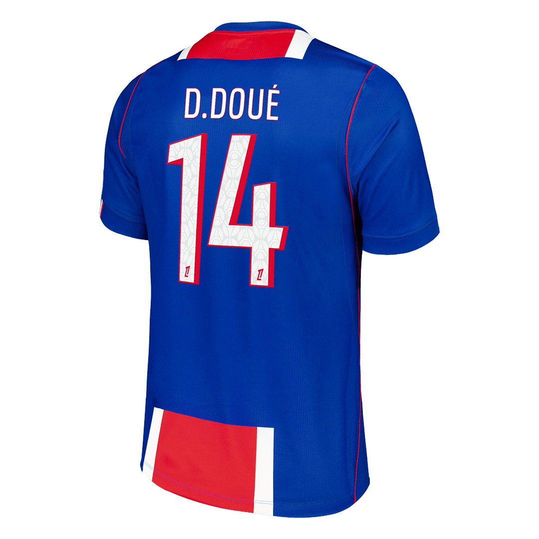 Camiseta D.DOUÉ #14 PSG 2026/27 Primera Equipación - Versión Hincha