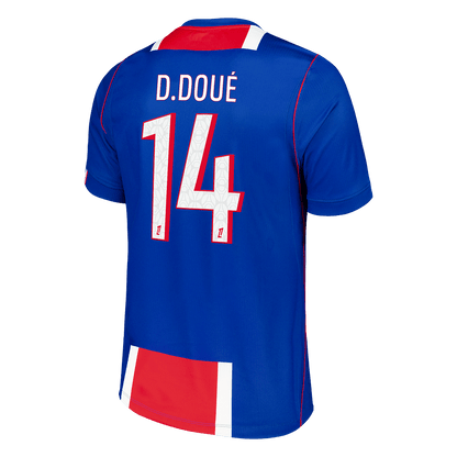 Camiseta D.DOUÉ #14 PSG 2026/27 Primera Equipación - Versión Hincha