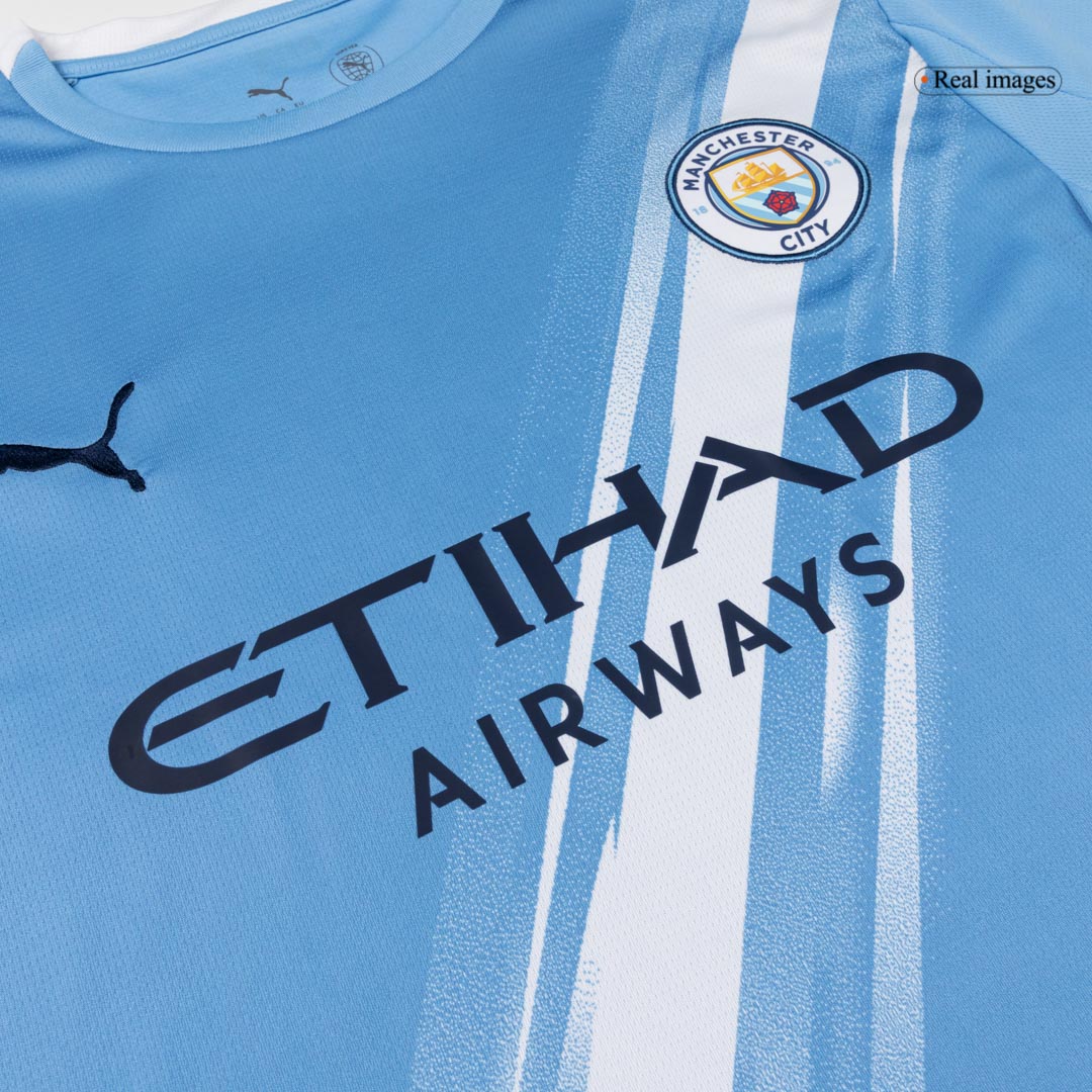 Camiseta Cherki #10 Manchester City 2025/26 Primera Equipación - Versión Hincha (Calidad Premium) - Vista 5