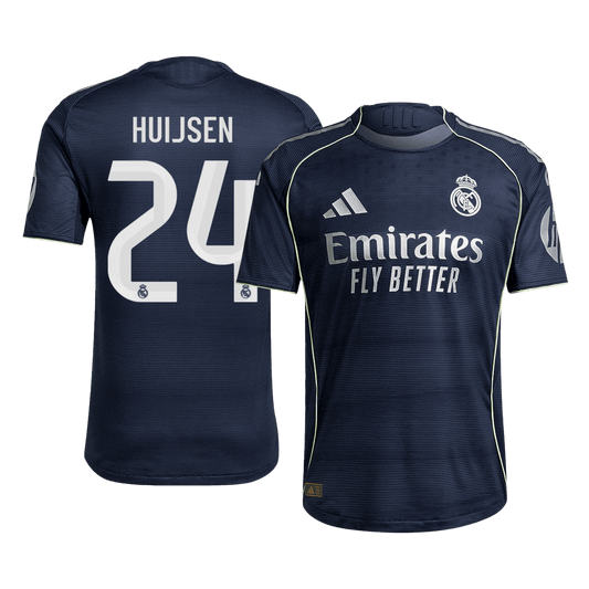 Camiseta Auténtica HUIJSEN #24 Real Madrid 2025/26 Segunda Equipación-Versión Jugador