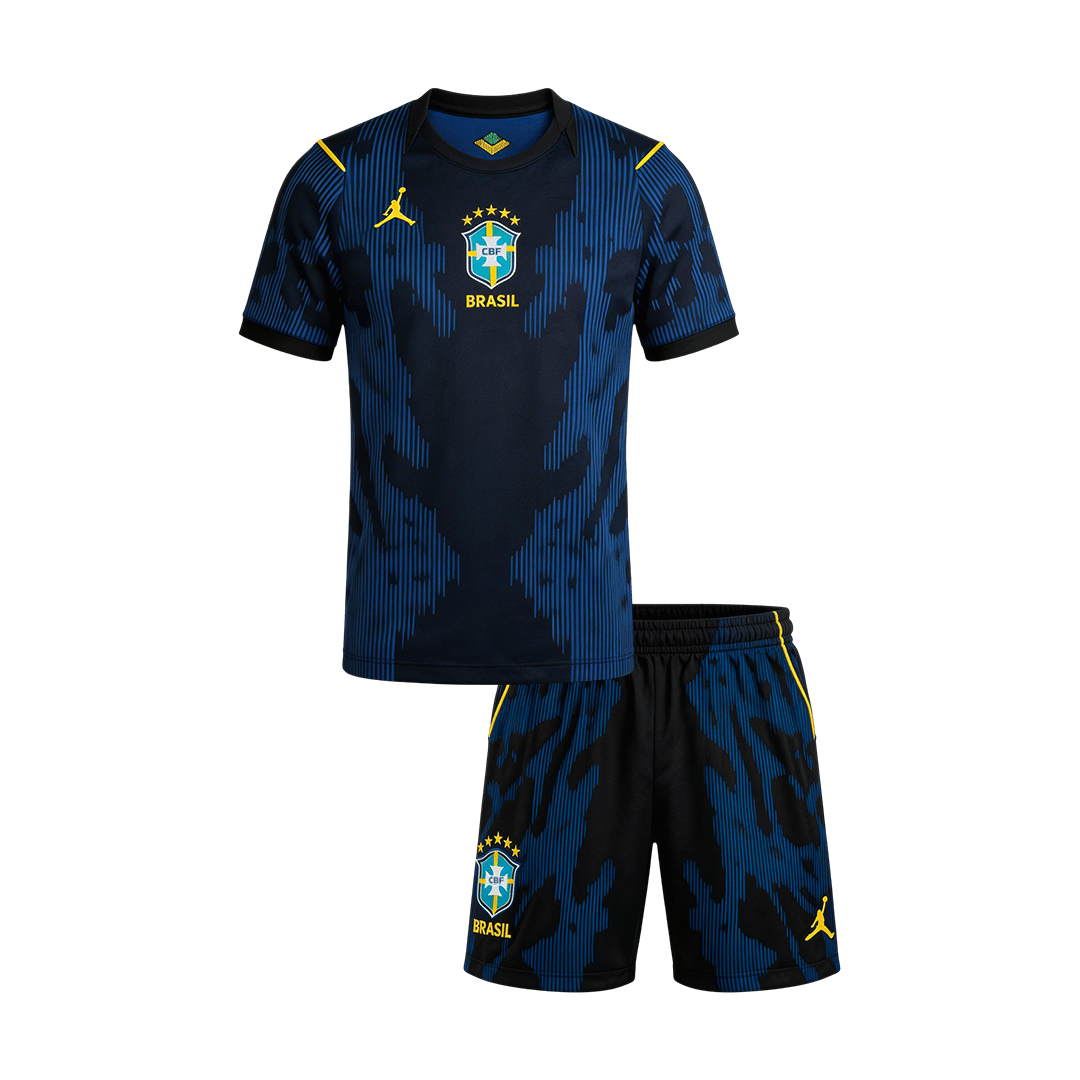 Conjunto Infantil Brasil 2026 Segunda Equipación Copa del Mundo