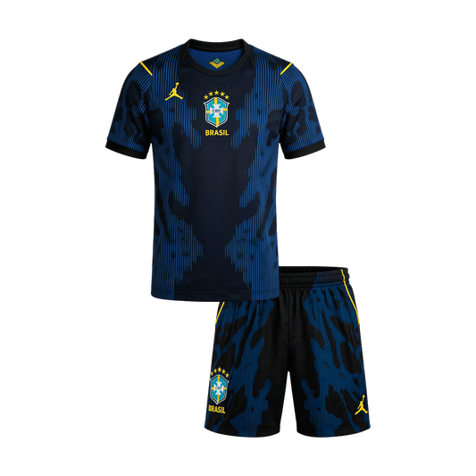 Conjunto Infantil Brasil 2026 Segunda Equipación Copa del Mundo