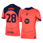 Camiseta Auténtica ROONY #28 Barcelona 2025/26 Tercera Equipación -Versión Jugador