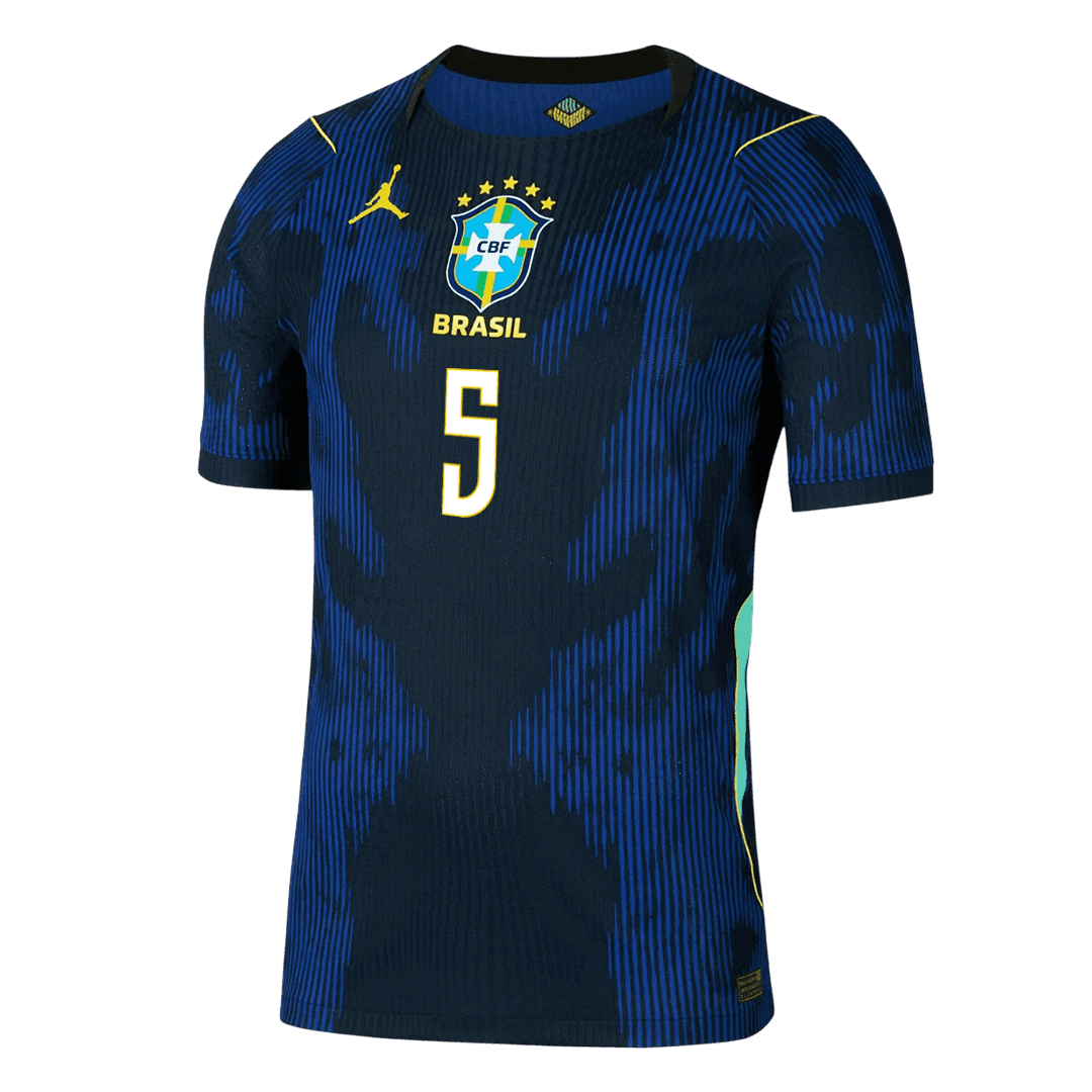 Camiseta Auténtica CASEMIRO #5 Brazil 2026 Segunda Equipación Copa del Mundo -Versión Jugador