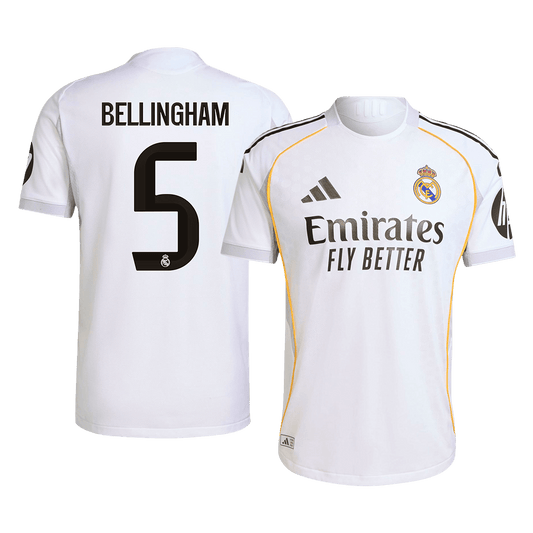 Camiseta BELLINGHAM #5 Real Madrid 2025/26 Primera Equipación Hombre - Versión Jugador