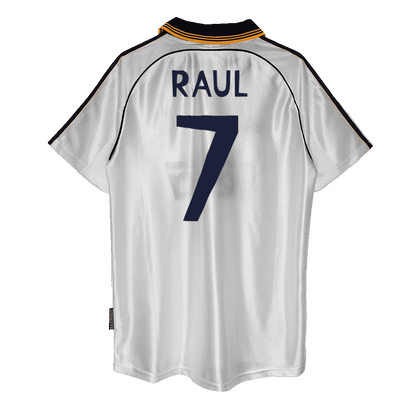 Camiseta Retro 1998/00 RAUL #7 Real Madrid Primera Equipación