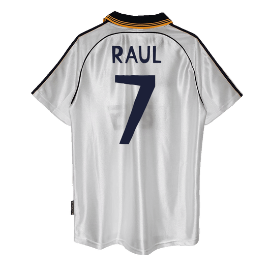 Camiseta Retro 1998/00 RAUL #7 Real Madrid Primera Equipación
