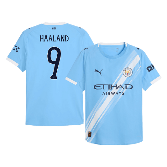 Camiseta HAALAND #9 Manchester City 2025/26 Copa Mundial de Clubes Primera Equipación Hombre-Versión Jugador