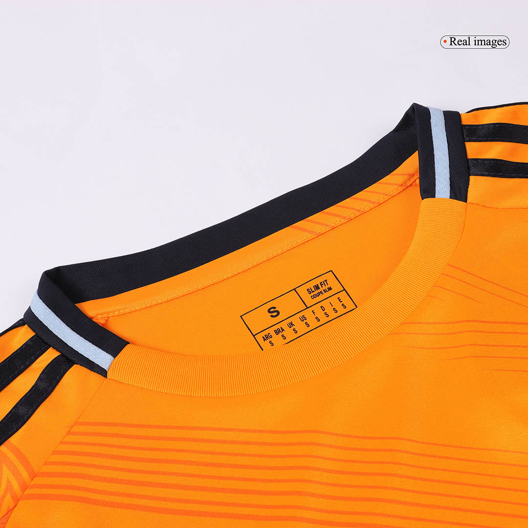 Camiseta Real Madrid 2024/25 Segunda Equipación Manga Larga - Versión Hincha