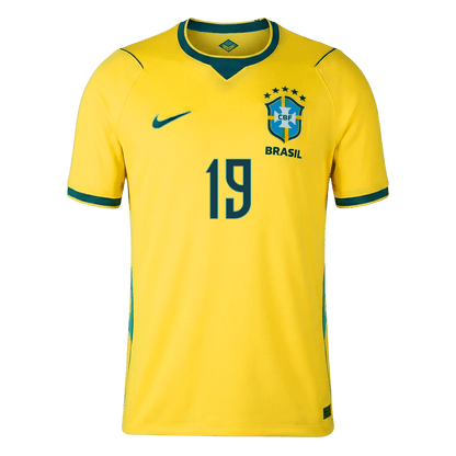 Camiseta ENDRICK #19 Brazil 2026 Primera Equipación Copa del Mundo - Versión Hincha