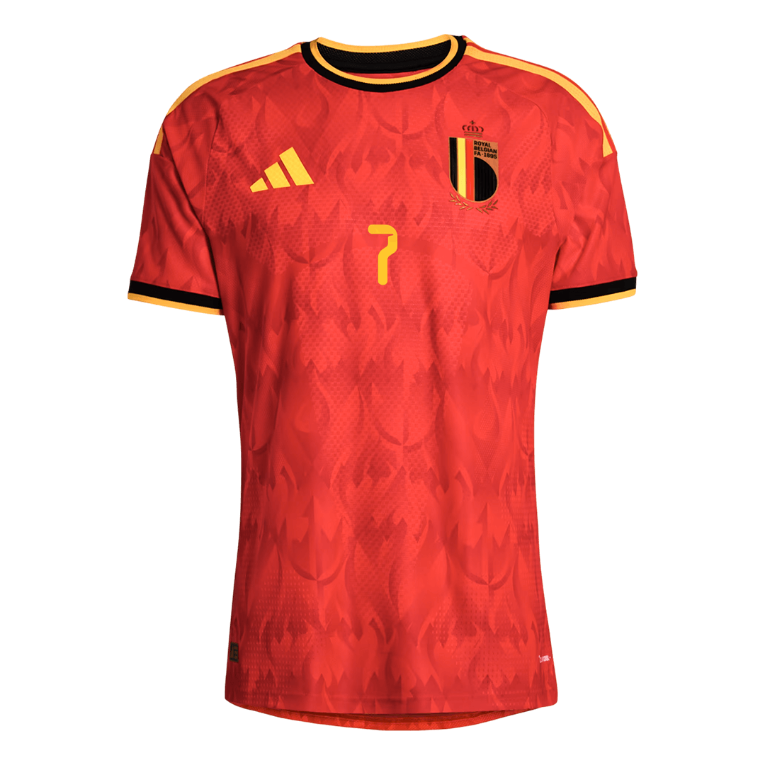 Camiseta Auténtica De Bruyne #7 Bélgica 2026 Primera Equipación Copa del Mundo - Versión Jugador - Vista 8