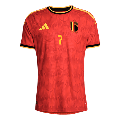 Camiseta Auténtica De Bruyne #7 Bélgica 2026 Primera Equipación Copa del Mundo - Versión Jugador - Vista 8