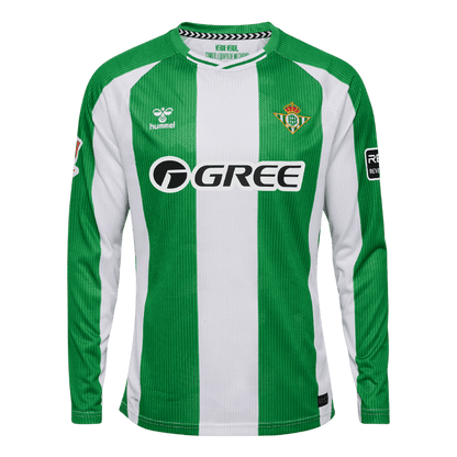 Manga Larga Real Betis 2025/26 Primera Equipación - Versión Hincha