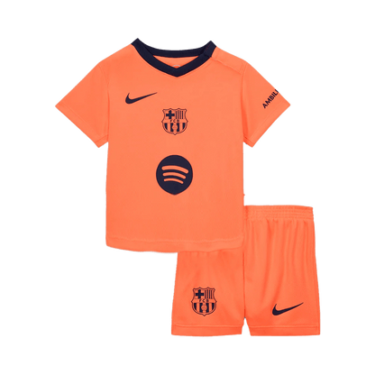 Conjunto Infantil Barcelona 2025/26 Tercera Equipación Kids
