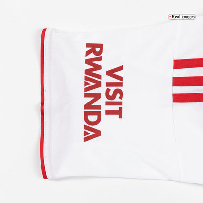 Calidad Premium Camiseta SALIBA #2 Arsenal 2025/26 Primera Equipación -Versión Hincha