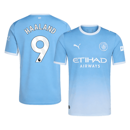 Camiseta HAALAND #9 Manchester City 2026/27 Primera Equipación - Versión Hincha