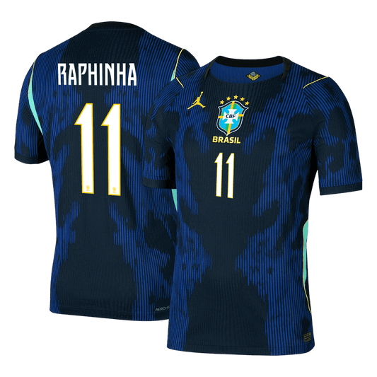 Camiseta Auténtica Raphinha #11 Brasil 2026 Segunda Equipación Copa del Mundo - Versión Jugador
