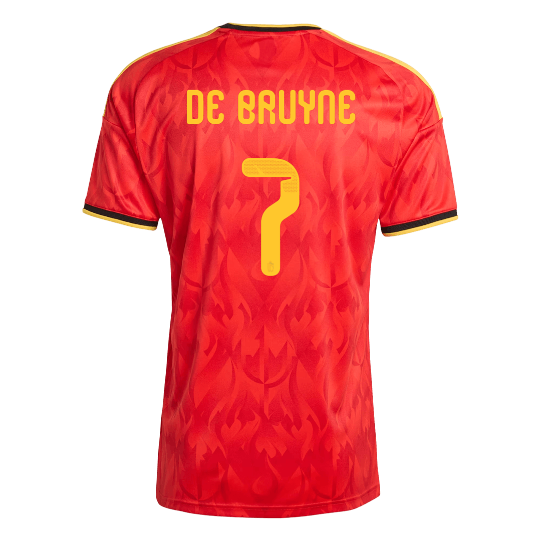 Camiseta De Bruyne #7 Bélgica 2026 Primera Equipación Copa del Mundo - Versión Hincha - Vista 7