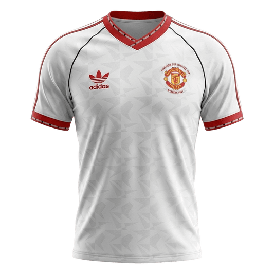 Retro 1991 Manchester United Segunda Equipación