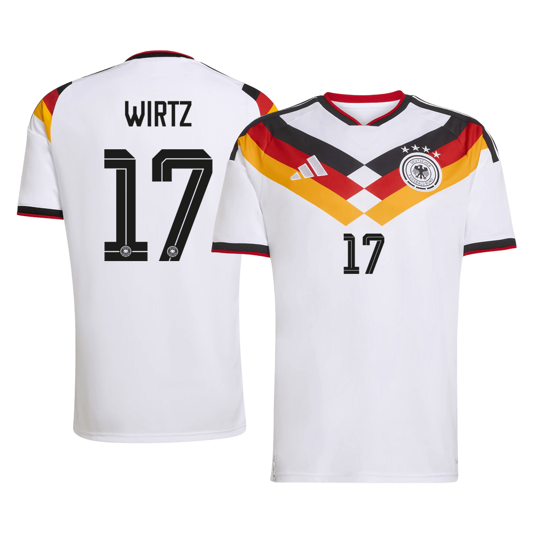 Camiseta Wirtz #17 Alemania 2026 Primera Equipación Copa del Mundo - Versión Hincha