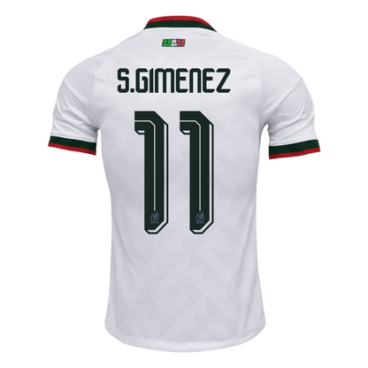 Camiseta Auténtica S.GIMENEZ #11 Mexico 2026 Segunda Equipación Copa del Mundo -Versión Jugador